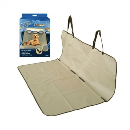 Funda Doble Cubre Asiento Trasero De Auto Para Mascotas