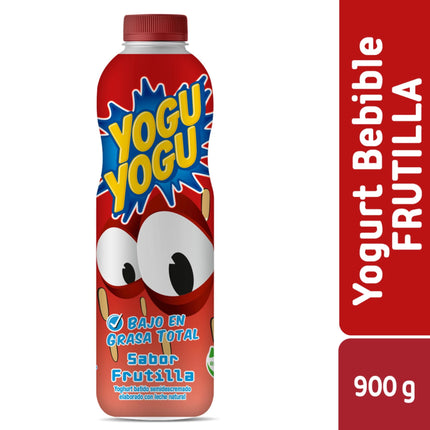 Yoghurt Batido Frutilla Botella, 900 g | Apishop