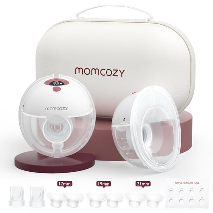 Extractor de Leche Momcozy M5 Paquete de 2 Unidades Rojo