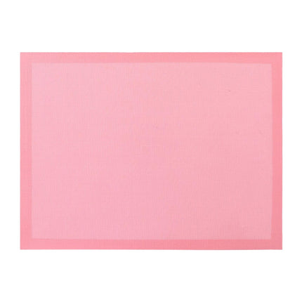 Bandeja De Silicona Para Hornear Cake Pan Mat Suministros Para Hornear Para Comedor Cafe Solid Pink