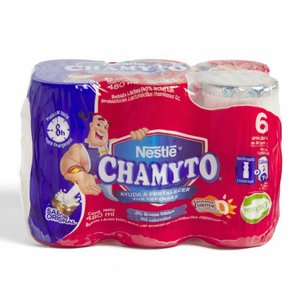 Pack 6 un. Bebida Láctea Chamyto Original 80 ml