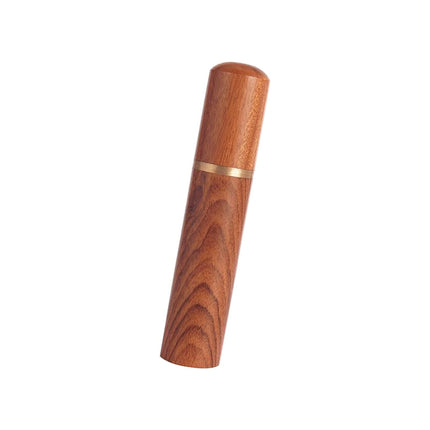 Distribuidor De Café Espresso Mango De Madera Con Soporte Liviano Profesional Marrón