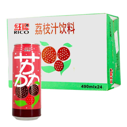 Bebida Sabor  Lychee  Marca Rico 490 ml * 24  Latas