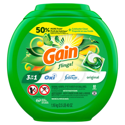 Detergente capsulas, 60 Un