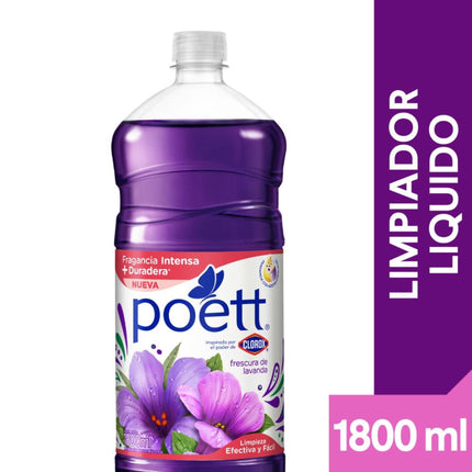 Limpiador Desinfectante de Pisos Frescura de Lavanda Botella, 1.8 L