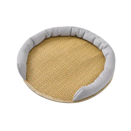 Colchoneta De Refrigeración Para Mascotas De Ratán, Perrera Antideslizante, Almohadilla Para Cachorros, Colchón De Verano Para Gatos Y Perros De 40cm