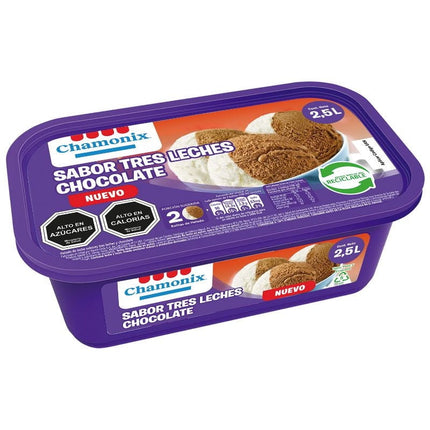 Helado Tres Leches Cassata, 2,5 L - Chamonix | Apishop