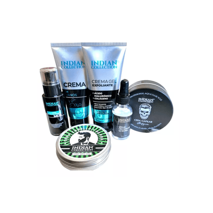 Kit de Regalo Cuidado Facial y Capilar para Hombres, 6 Piezas