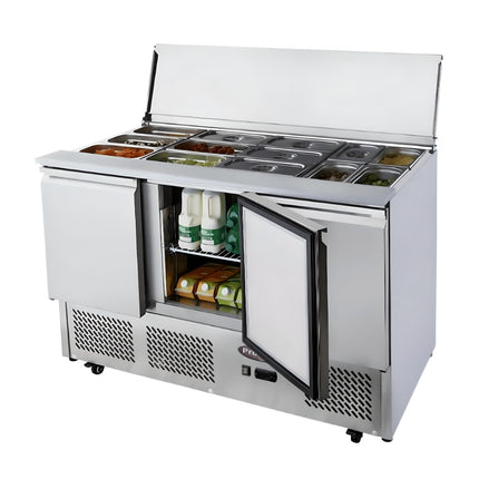 Meson Refrigerado Saladette 137 Cm. 380 Lt Ac. Inox. ESL3850