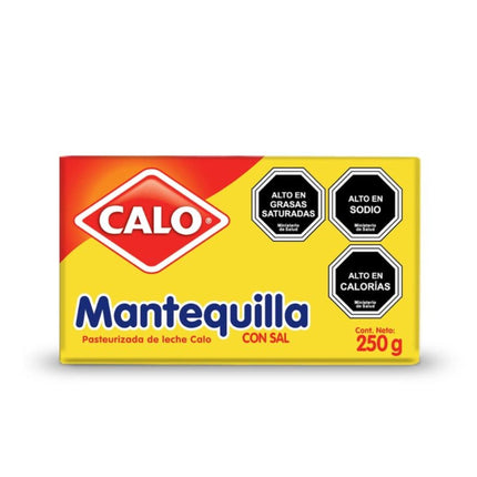 Mantequilla Con Sal Tradicional, 250 g - Calo | Apishop