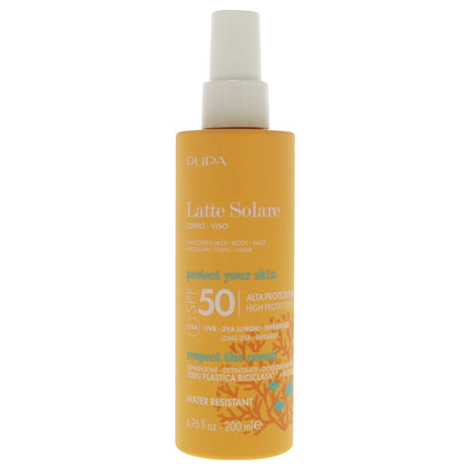 Leche solar Pupa Milano SPF 50 200 ml