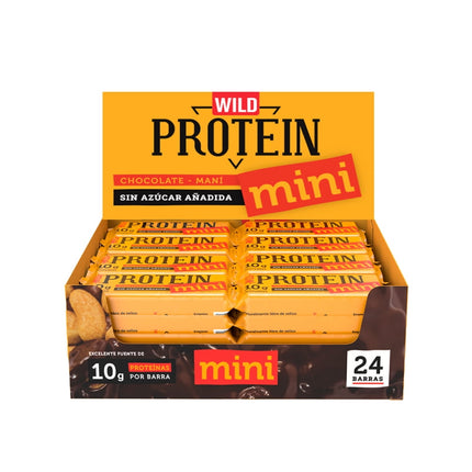 Mini Barra Protein Chocolate Maní 24 unidades