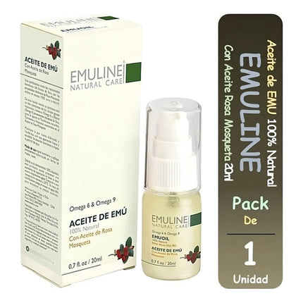 Emuline Aceite De Emu 100% Natural Con Mosqueta 20ml