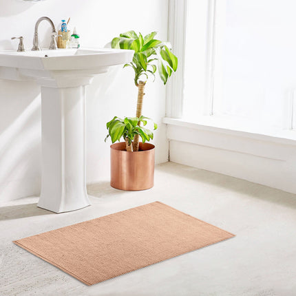 Piso Baño Pompom Spa Rosa 50x70