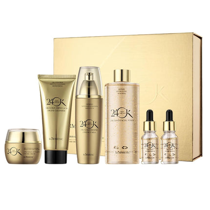 Set Cuidado Facial 24k Gold 6 Piezas Antiedad