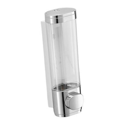 Dispensador De Jabón De Manos, Jabón De Ducha Montado En La Pared Para Baño, Baño De Hotel, Plateado Individual