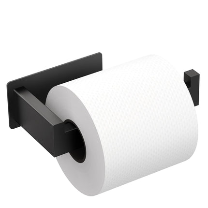 Portarrollos de papel higiénico Auxmir Matte Black SUS304 de acero inoxidable
