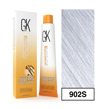 - Tintura Cream Color Permanente Vegana 100ml + Oxidante - 902s Superaclarante Ultra Irisado