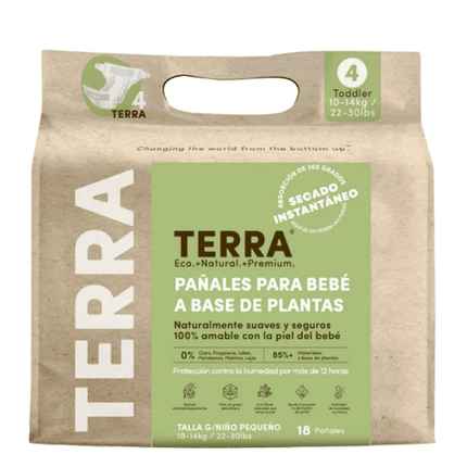 Pañales Biodegradables Talla G 18 Un