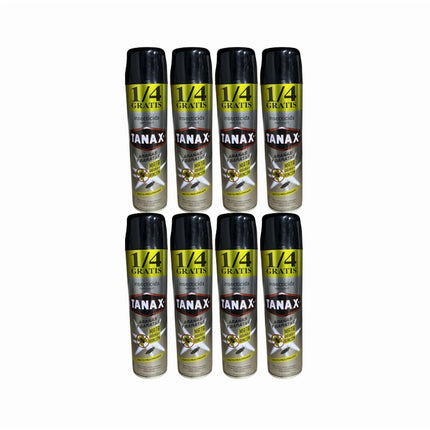 Pack 6 Insecticida Tanax en Aerosol 220cc Elimin arañas y Cucarachas