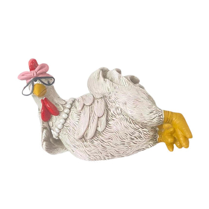 Estatua De Pollo De Buenos Días Escultura De Pollo Para La Entrada De La Sala De Estar Patio Gallina