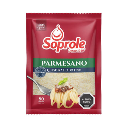 Queso Rallado Parmesano, 80 g