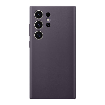 Funda para teléfono Samsung Galaxy S24 de piel ultra vegana violeta oscuro