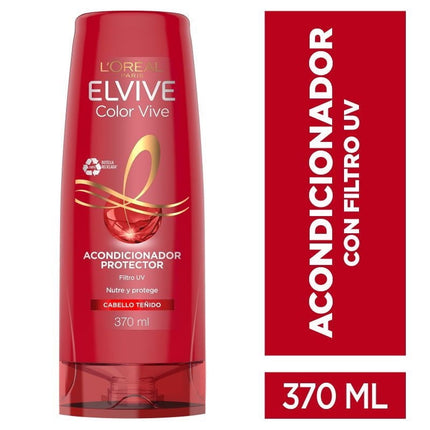 Acondicionador Elvive Protector Filtro UV Pomo, 370 ml