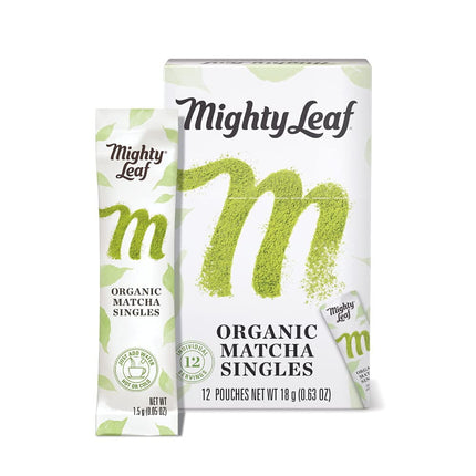 Té verde matcha orgánico Tea Mighty Leaf, 12 paquetes