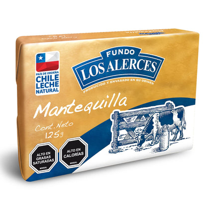 Mantequilla Con Sal Tradicional, 125 g - Los Alerces | Apishop
