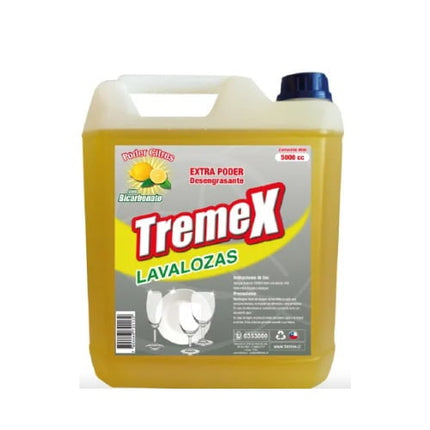 Lavaloza Tremex Elimina Olores con Bicarbonato 5 L – Detergente Líquido para Vajilla
