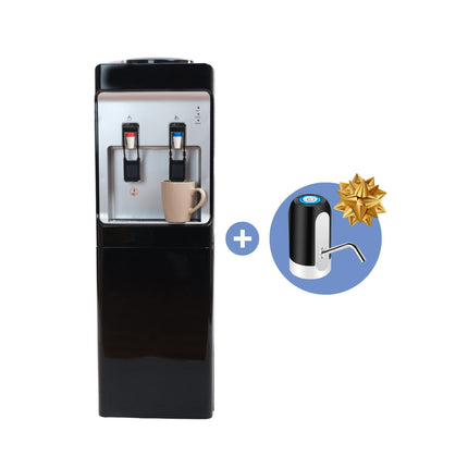 Dispensador de agua fría y caliente eléctrico pedestal para bidones