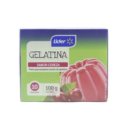 Gelatina Sabor Cereza Caja, 100 g - | Apishop