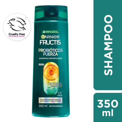 Shampoo Garnier Probióticos Fuerza, 350 ml