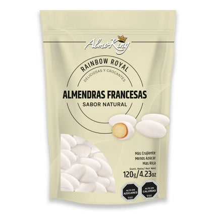 Pack x 4 Almendras francesas confitadas NATURAL Almoking 120 grs. c/u