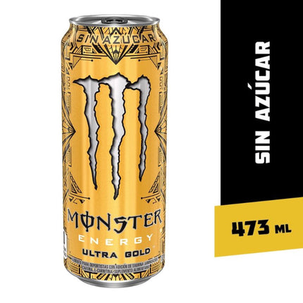 Bebida Energética Sabor Piña Ultra Gold Lata, 473 ml