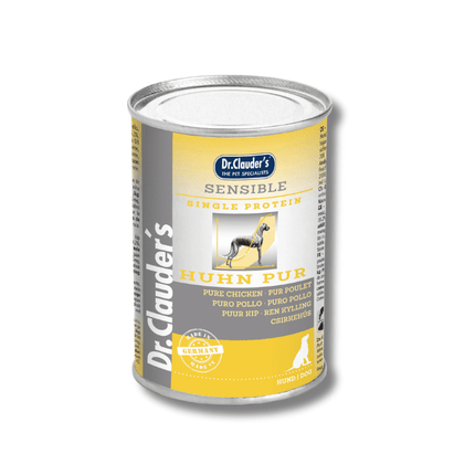 Alimento húmedo 100% pollo para perros - Dr. Clauder's 400gr