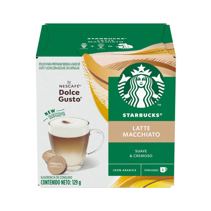 Café En Cápsulas Latte Macchiato 6 Tazas, 129 g