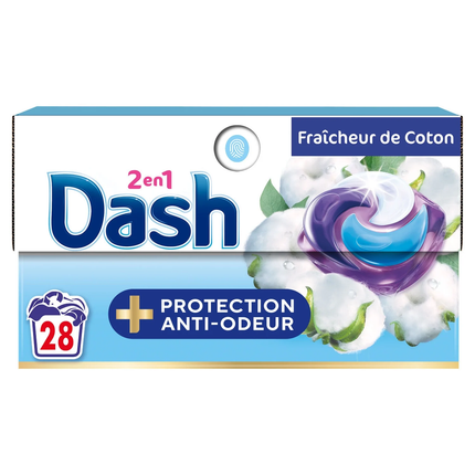 Detergente en Cápsulas Cotton Freshness Dash 28 un | Apishop.cl