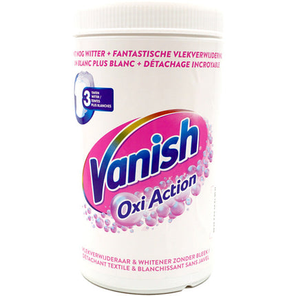 Quitamanchas en Polvo Ropa Blanca Oxi Action Vanish 1,5 kg | Apishop.cl