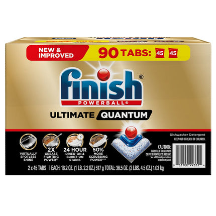 Lavavajillas en Cápsulas Quantum Finish 2 x 45 un | Apishop.cl