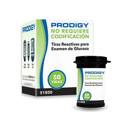 Tiras Reactivas Prodigy 50 unidades