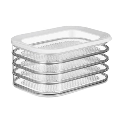Caja Para Refrigerador, Contenedor De Carne Para Refrigerador, Para Desayunos De Cocina De Restaurante, Cuatro Capas