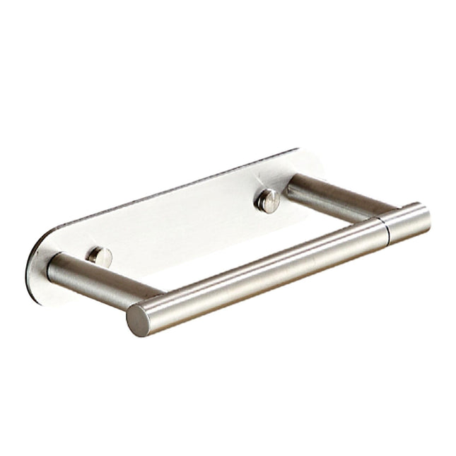 Soporte De Papel Higiénico, Estante De Almacenamiento De Acero Inoxidable Para Baño De Hotel, Plata Cepillada