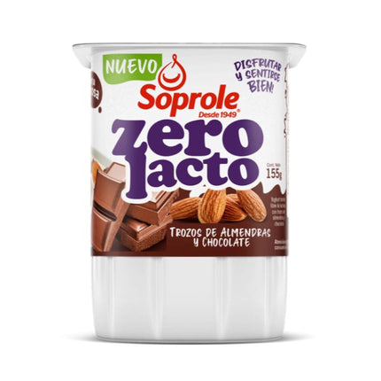Yoghurt Sin Lactosa Trozos Almendra Chocolate, 155 g | Apishop