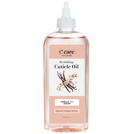 Aceite para cutículas C CARE Azúcar de vainilla 240 ml Hidratante