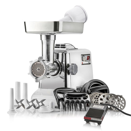 Picadora de carne STX Megaforce 3000W de 3 velocidades con pedal 110V