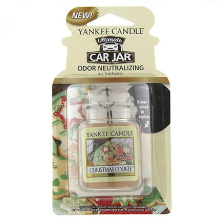Ambientador para coche Yankee Candle, tarro de coche, la mejor galleta navideña