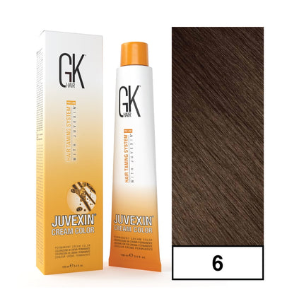 - Tintura Cream Color Permanente Vegana 100ml + Oxidante - 6 Rubio Oscuro