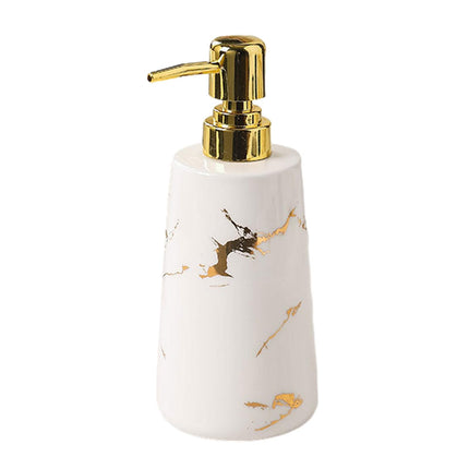 Dispensador De Jabón Con Bomba De Cerámica Resistente, 500ml/17oz, Para Cocina, Lavandería, Encimera, Color Blanco